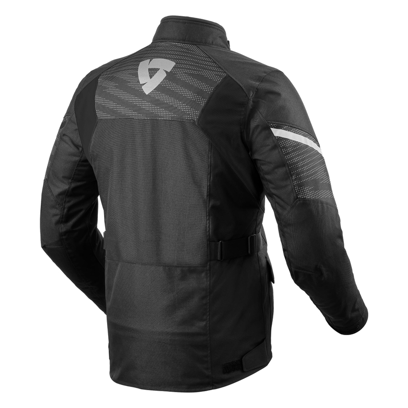 Revit Duke H2O Motorradjacke schwarz Ausverkauf