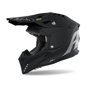 Motocross-Helm Airoh Aviator 3.0 Farbe 2024 Schwarz Matt