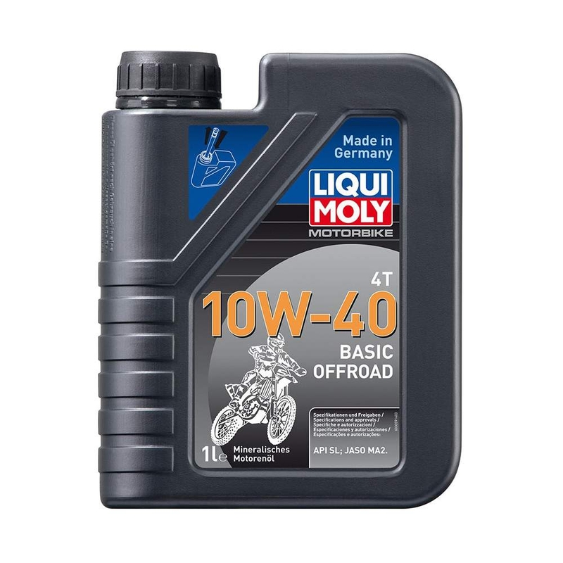 Motoröl LIQUI MOLY Motorbike 4T 10W40 Basic Offroad 1 l Ausverkauf