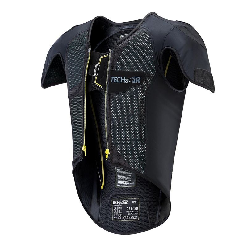 Alpinestars Tech-Air® Race Vest Airbag Liner schwarz und gelb Ausverkauf