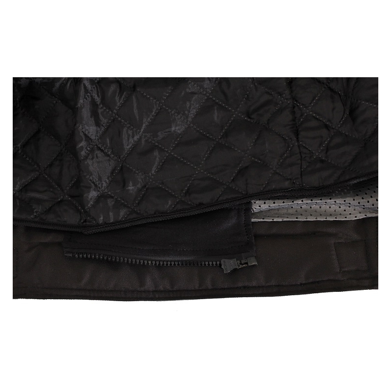 Damen Motorradjacke Tschul 635 schwarz und beige Ausverkauf