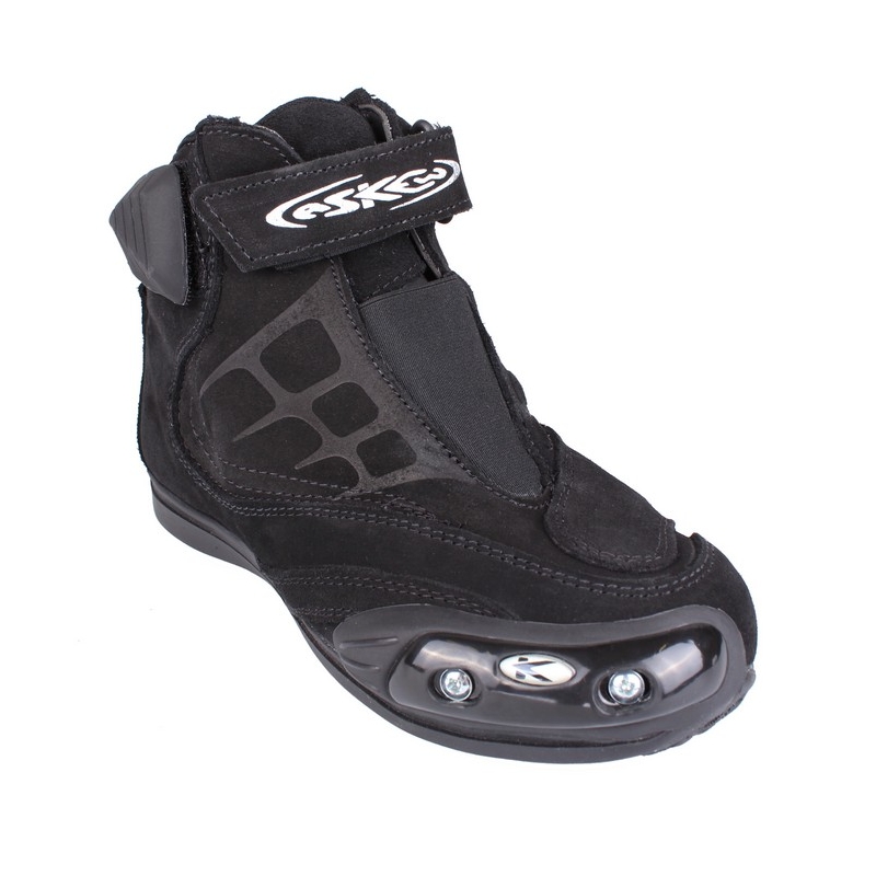 Frauen/Kinder moto schuhe Askew Racer schwarz Ausverkauf