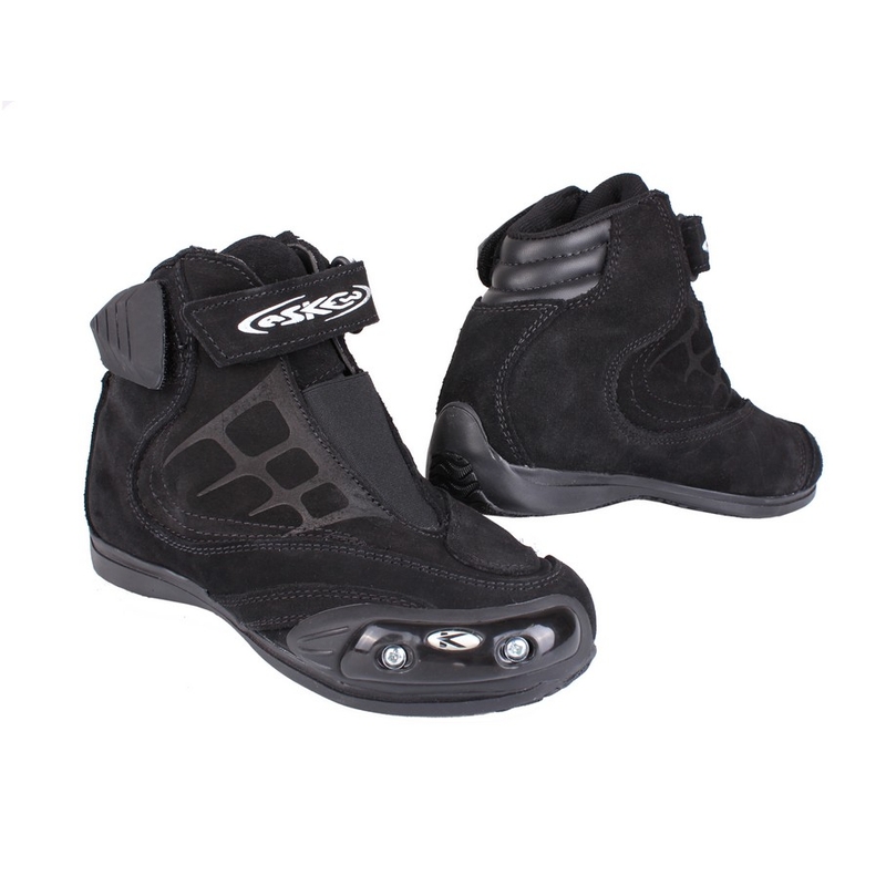 Frauen/Kinder moto schuhe Askew Racer schwarz Ausverkauf