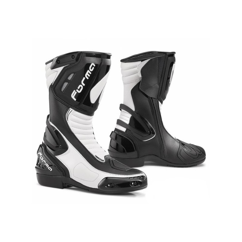 Forma Freccia Motorradstiefel schwarz-weiß