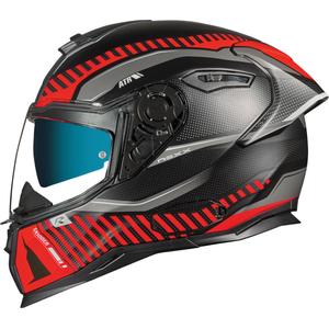 Integral Motorradhelm NEXX SX.100R Skidder schwarz-rot Ausverkauf