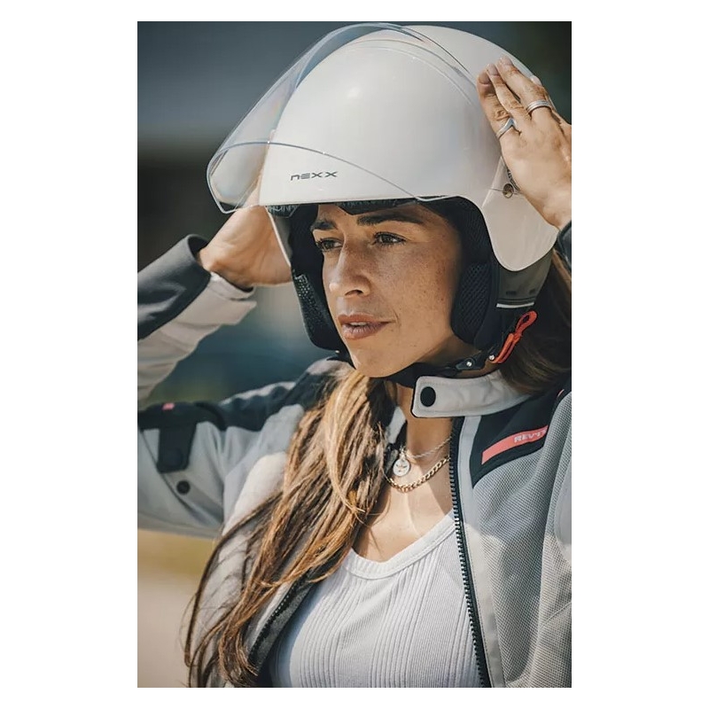 Offener Motorradhelm NEXX SX.60 Nova weiß Ausverkauf