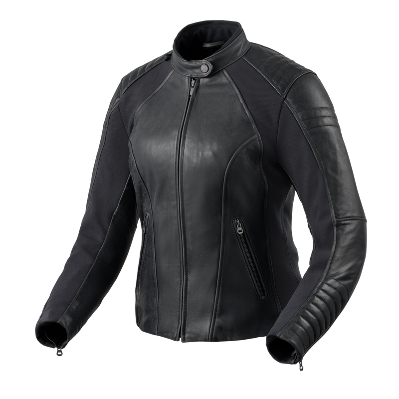 Revit Coral Motorradjacke für Frauen Schwarz Ausverkauf
