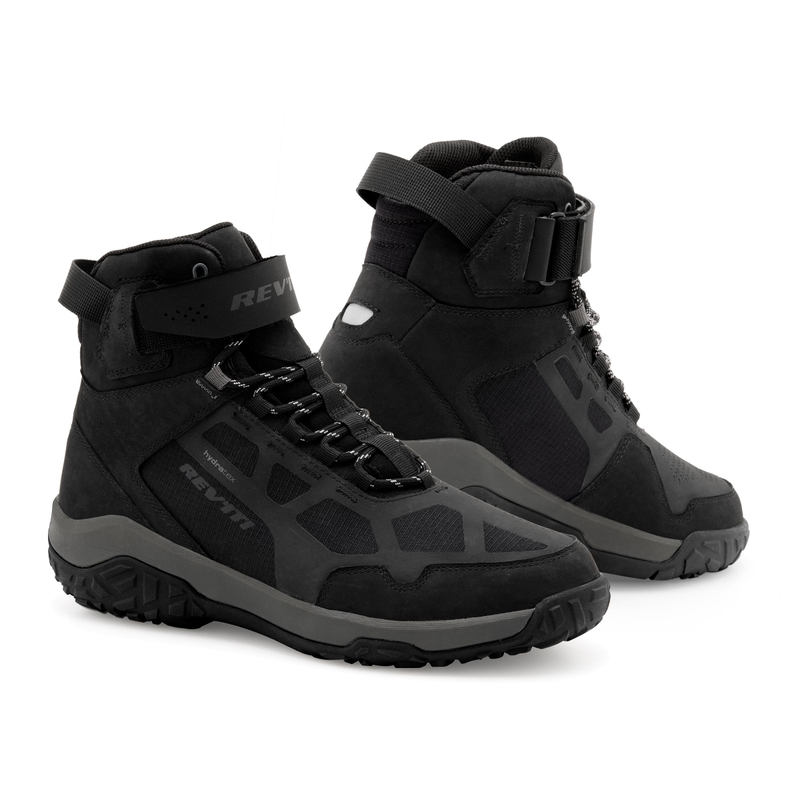 Revit Descent H2O Motorradstiefel schwarz