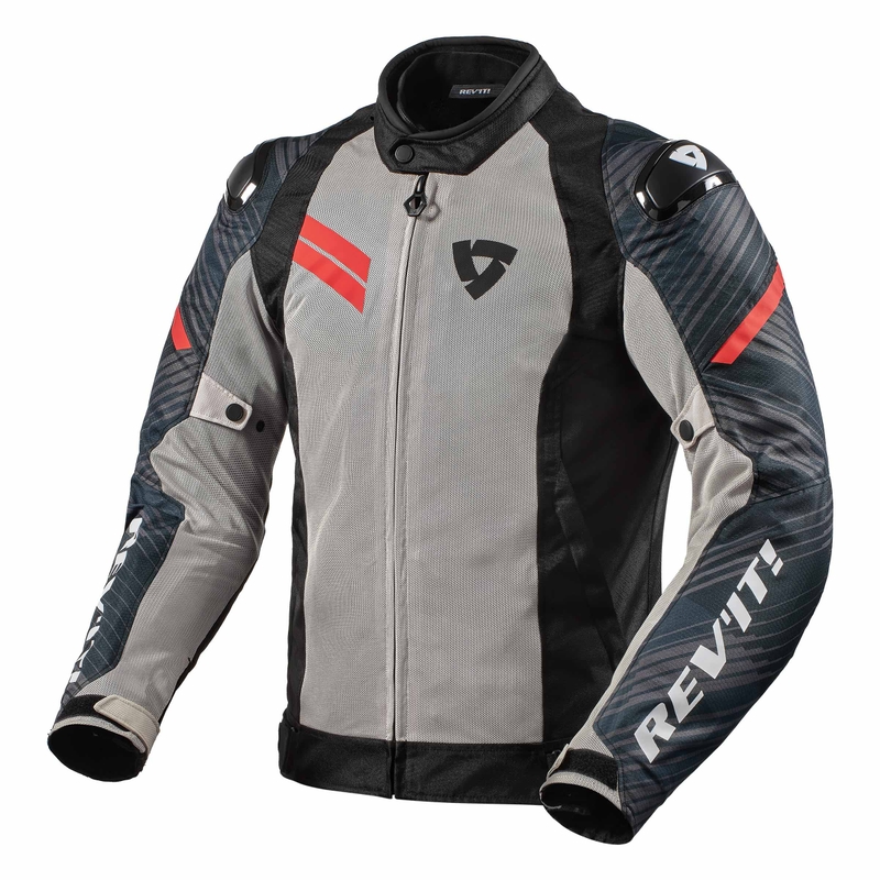 Revit Apex Air H2O Motorradjacke schwarz-grau-rot Ausverkauf