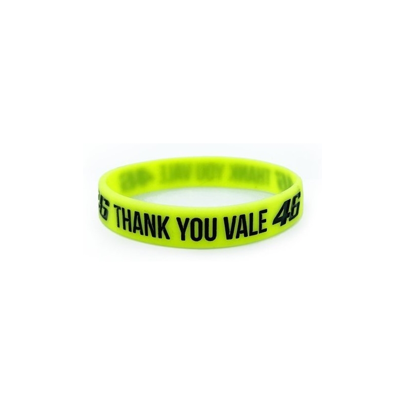 Armband VR46 Valentino Rossi "Thank you Vale" fluo gelb