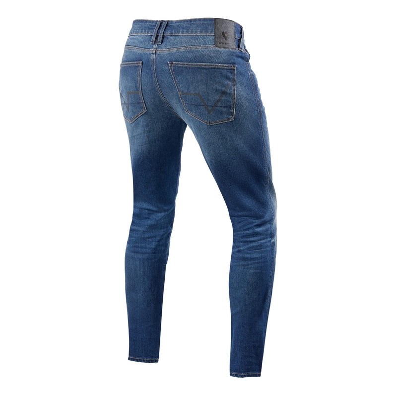 Motorradjeans Revit Carlin SK blau erweitert