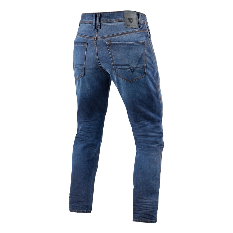 Motorradjeans Revit Reed SF blau verlängert