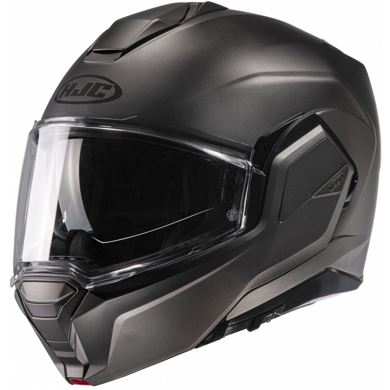 HJC I100 Solid halbflacher Titan-Klapp-Motorradhelm
