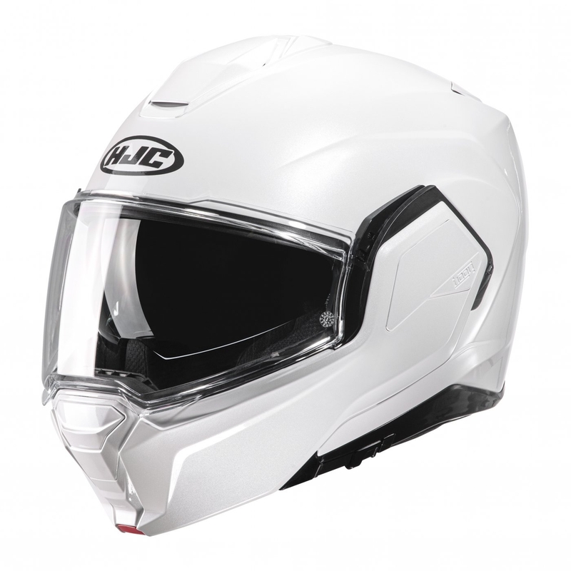 HJC I100 Solid pearl white klappbarer Motorradhelm