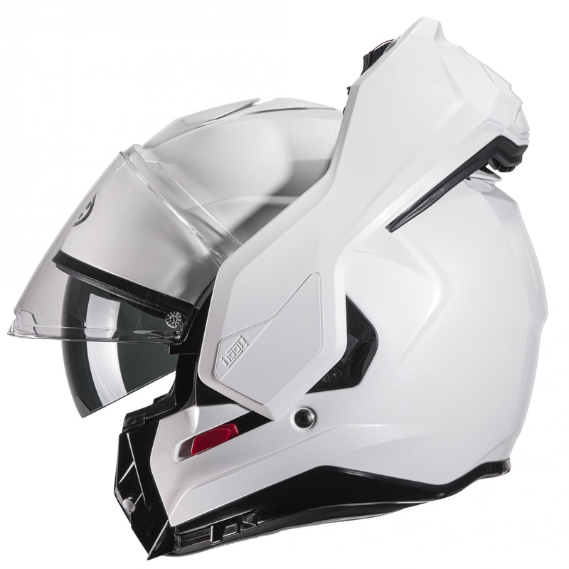 HJC I100 Solid pearl white klappbarer Motorradhelm