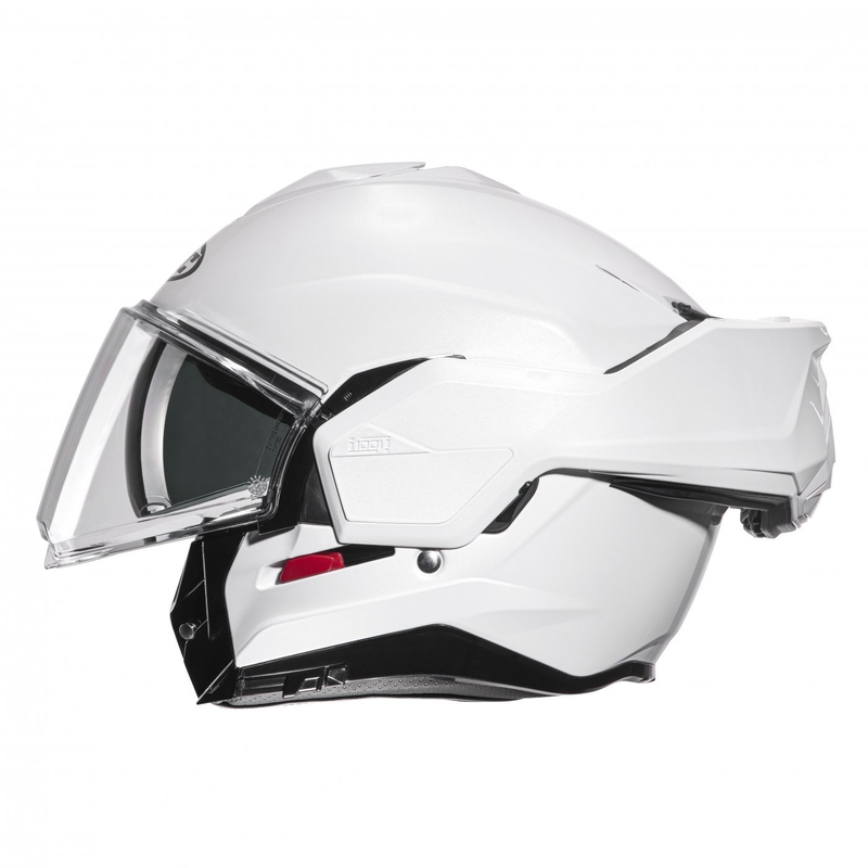 HJC I100 Solid pearl white klappbarer Motorradhelm