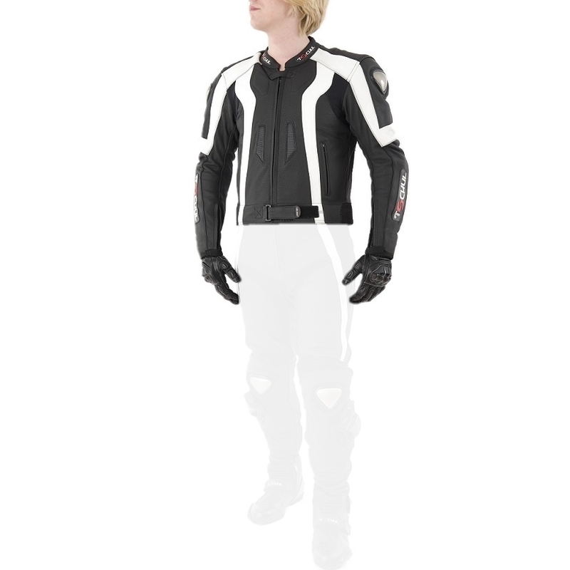 Herrenjacke Tschul 727 schwarz-weiß Ausverkauf