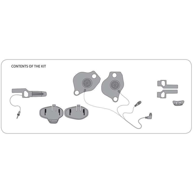 Audio-Kit Interphone für SHOEI-Helme