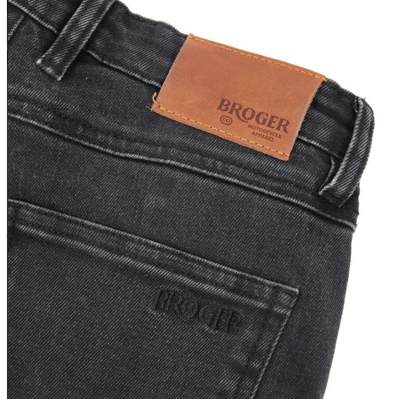 BROGER Florida II Motorradjeans für Frauen schwarz Ausverkauf