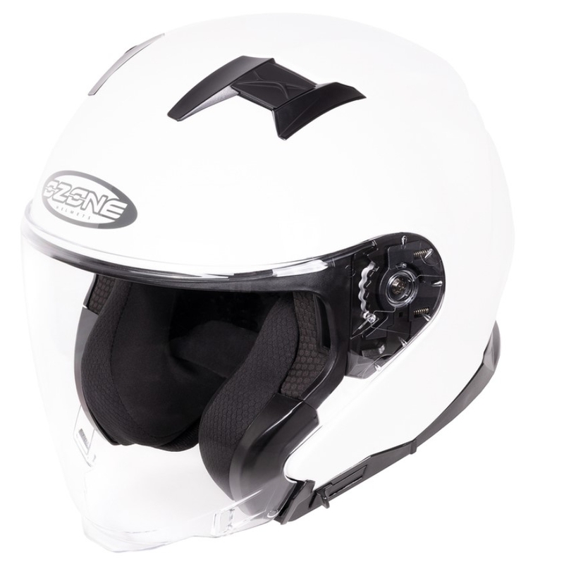 Ozone Square Open Motorradhelm Weiß