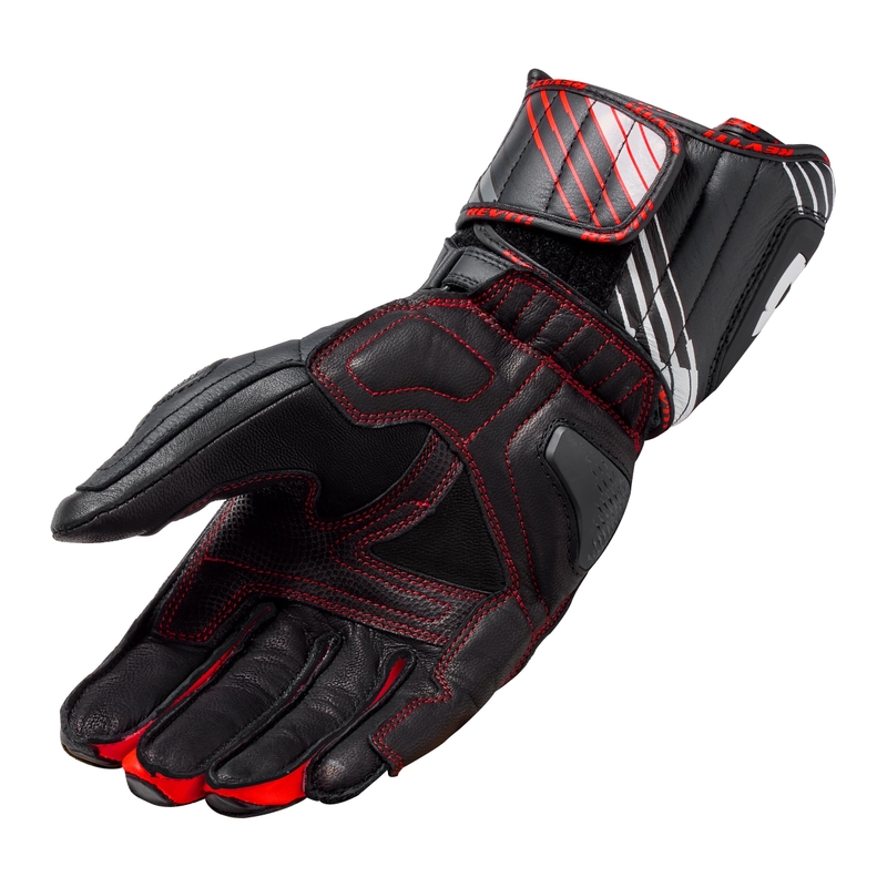 Revit Apex Motorradhandschuhe schwarz und rot Ausverkauf
