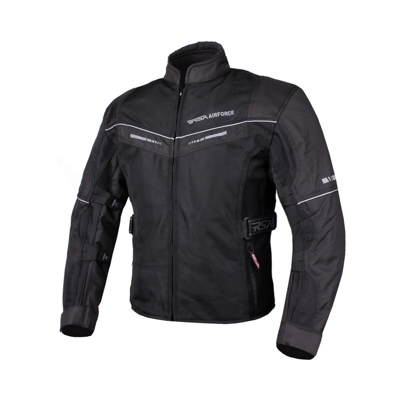 RSA Airforce Motorradjacke schwarz Ausverkauf