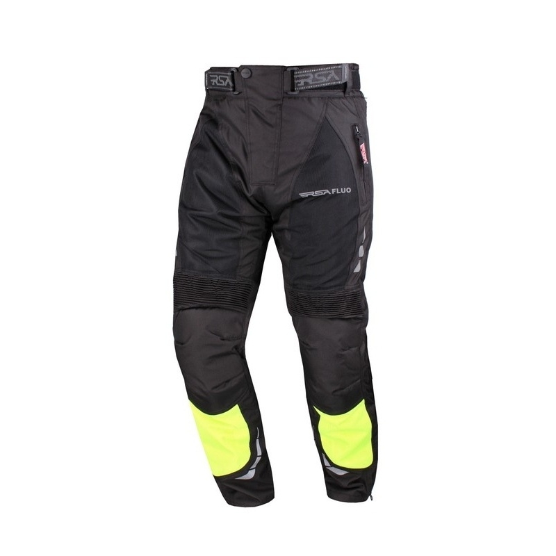 RSA Airforce Schwarz-Fluo Gelb Motorradhosen Ausverkauf