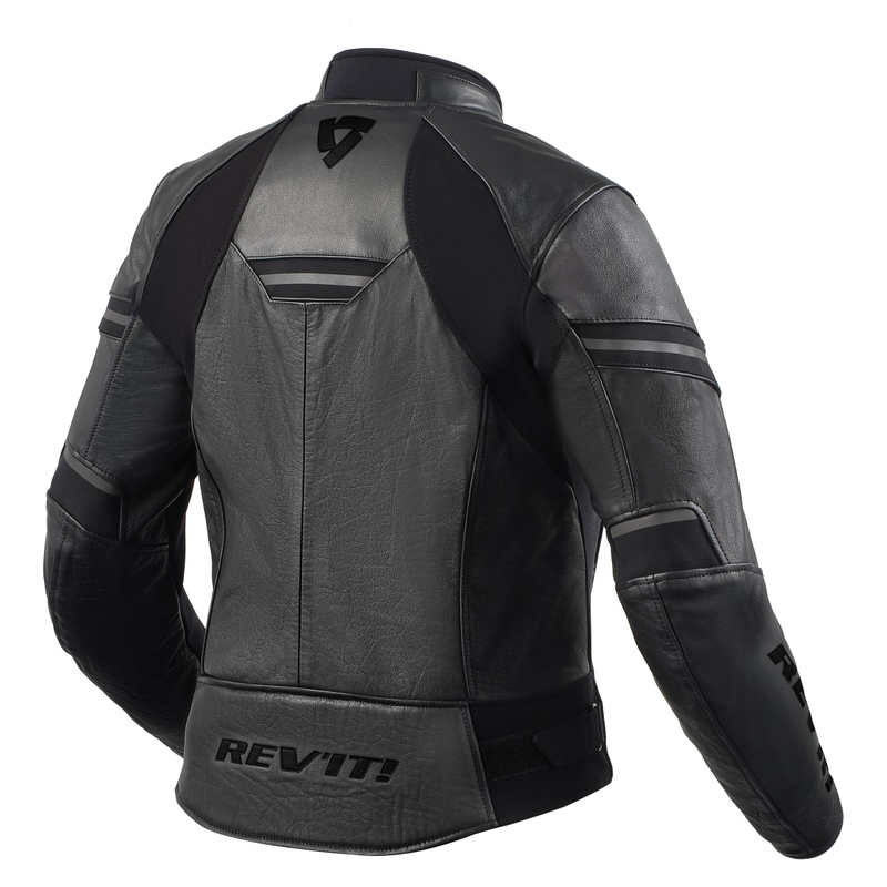 Revit Median Damen Motorradjacke Schwarz-Anthrazit
