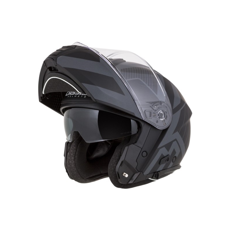 Cassida Modulo 2.0 Profil Vision Motorradhelm grau-schwarz