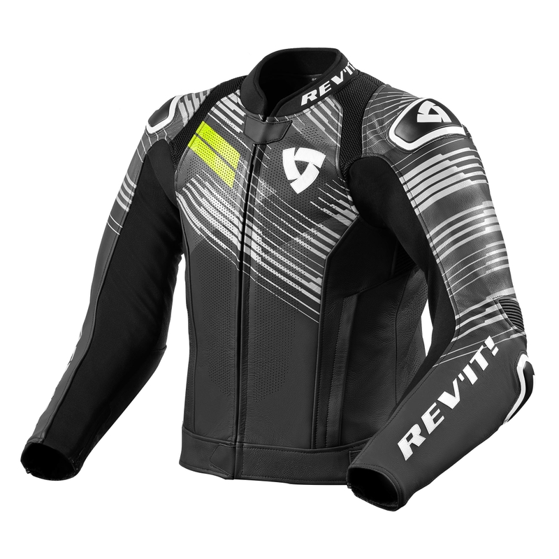 Revit Apex schwarz-fluorgelbe Motorradjacke Ausverkauf