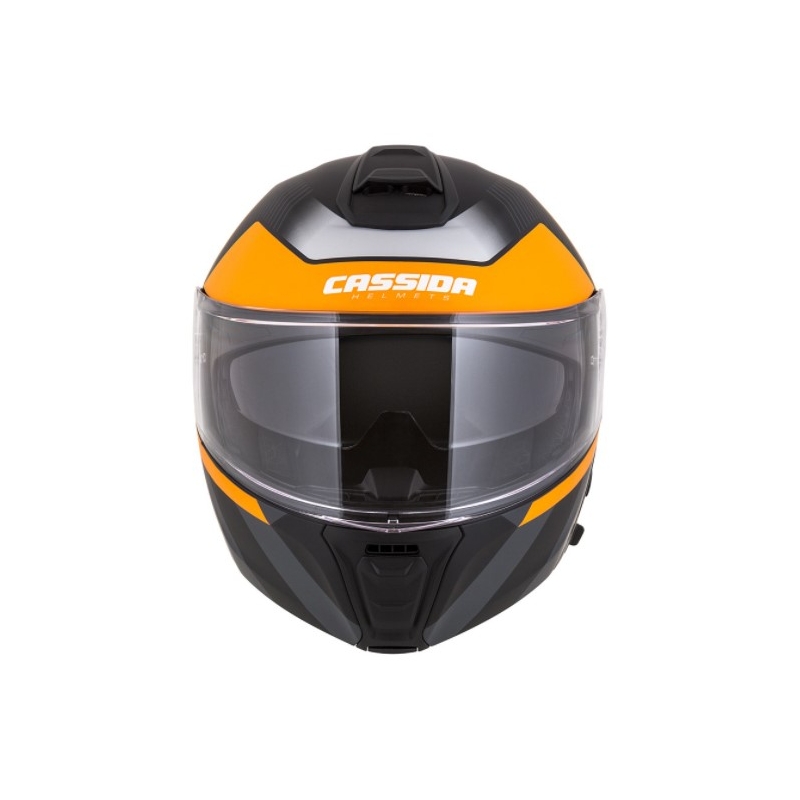 Cassida Modulo 2.0 Profil schwarz-grau-orange klappbarer Motorradhelm Ausverkauf