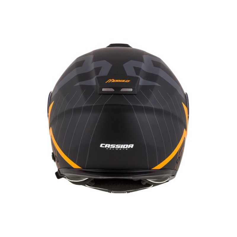 Cassida Modulo 2.0 Profil schwarz-grau-orange klappbarer Motorradhelm Ausverkauf