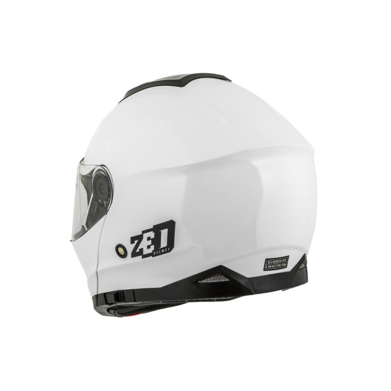 ZED F18 weiß Motorradhelm zu verkaufen
