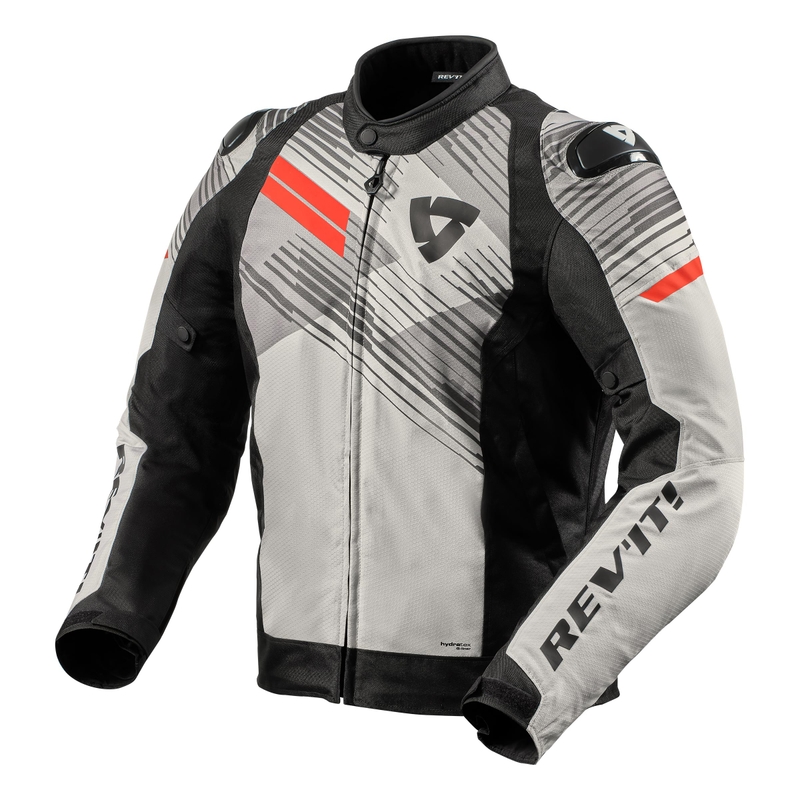 Revit Apex H2O grau-fluorrote Motorradjacke Ausverkauf