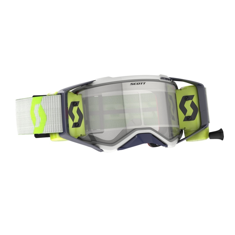Motocross-Schutzbrille SCOTT Prospect WFS 22 grau-gelb