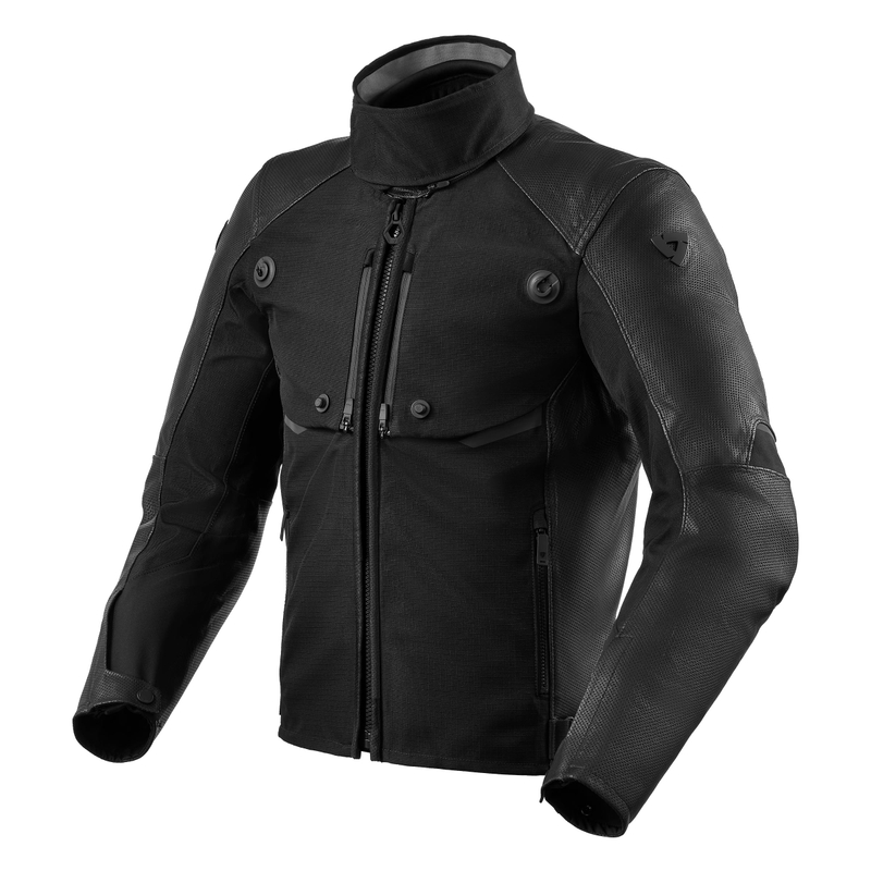 Revit Valve H2O Motorradjacke schwarz