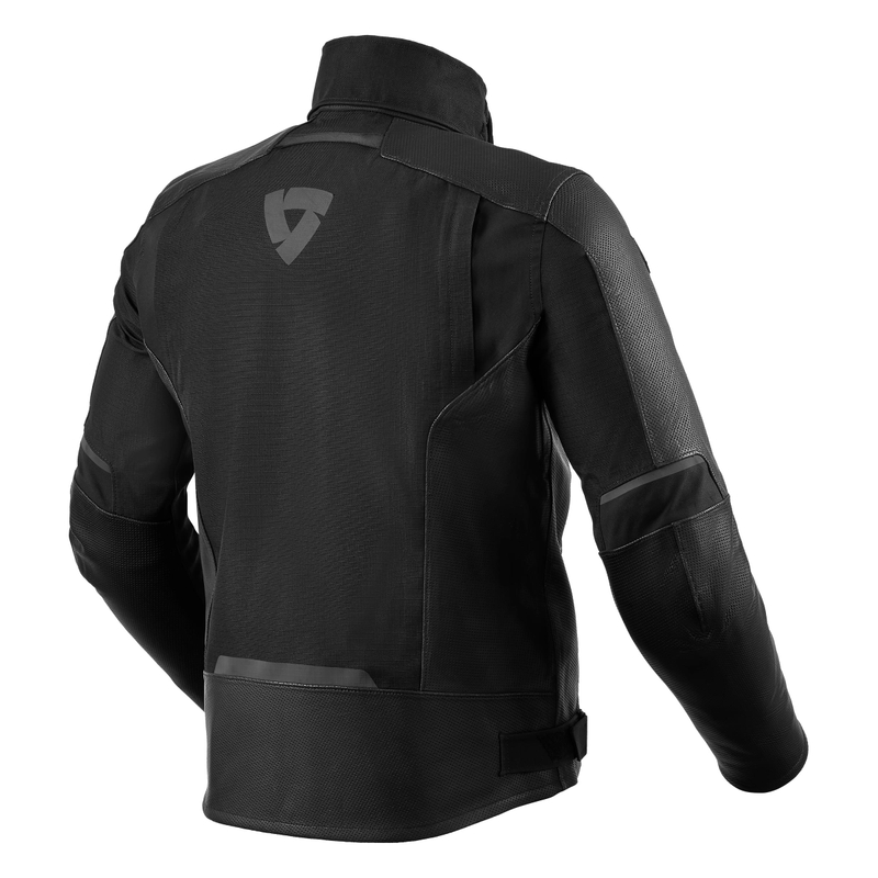 Revit Valve H2O Motorradjacke schwarz