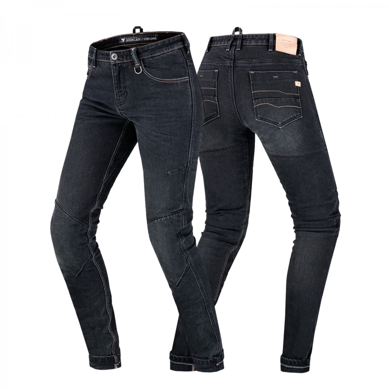 Shima Devon Schwarze Motorradjeans für Frauen Ausverkauf