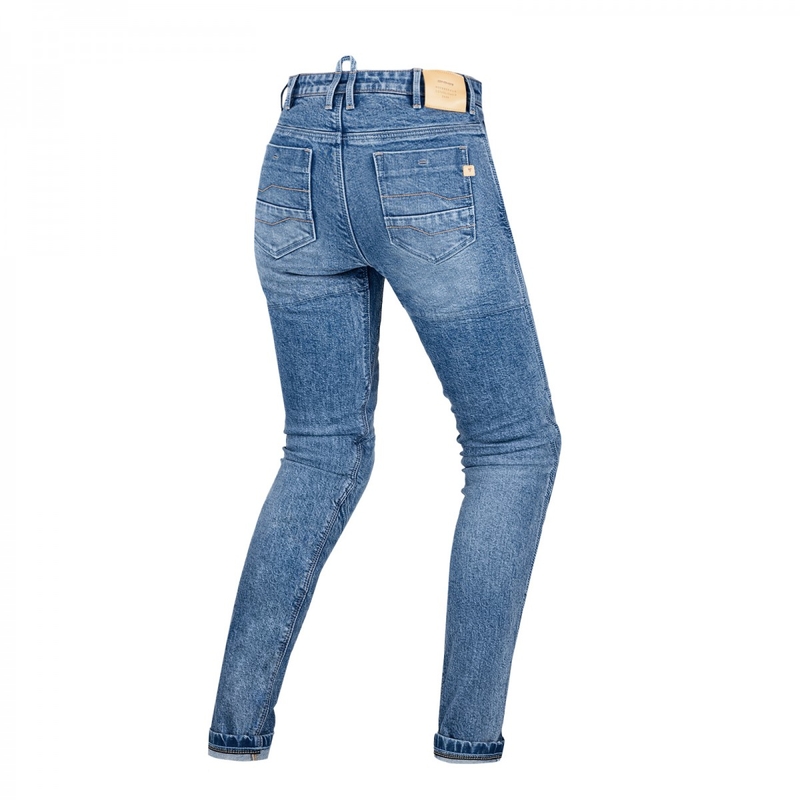 Blaue Motorradjeans von Shima Devon für Frauen