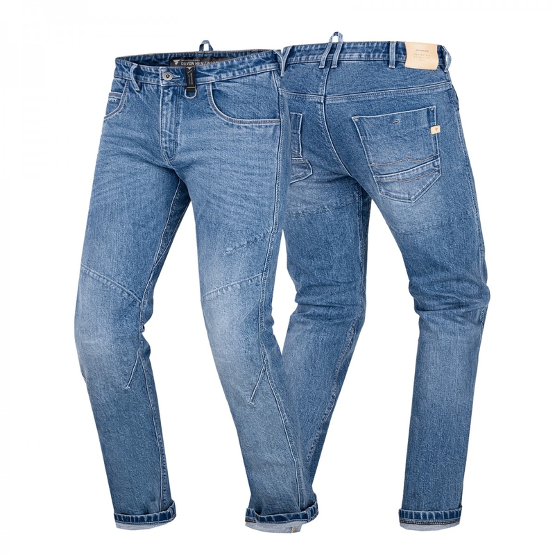 Shima Devon blaue Motorradjeans