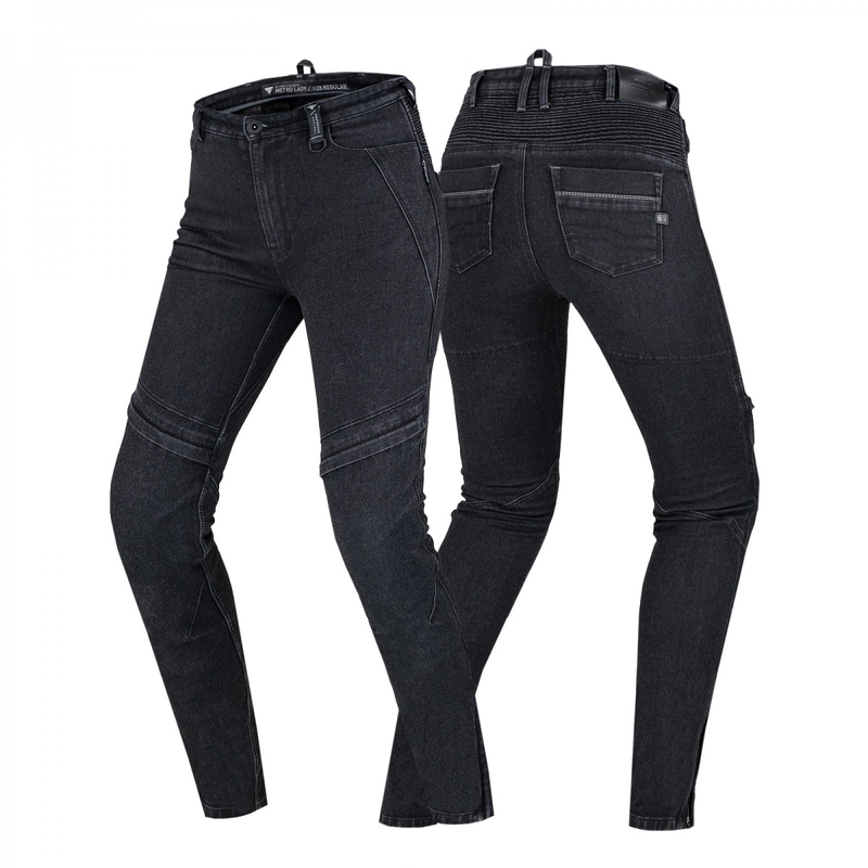 Damen Motorradjeans Shima Metro schwarz