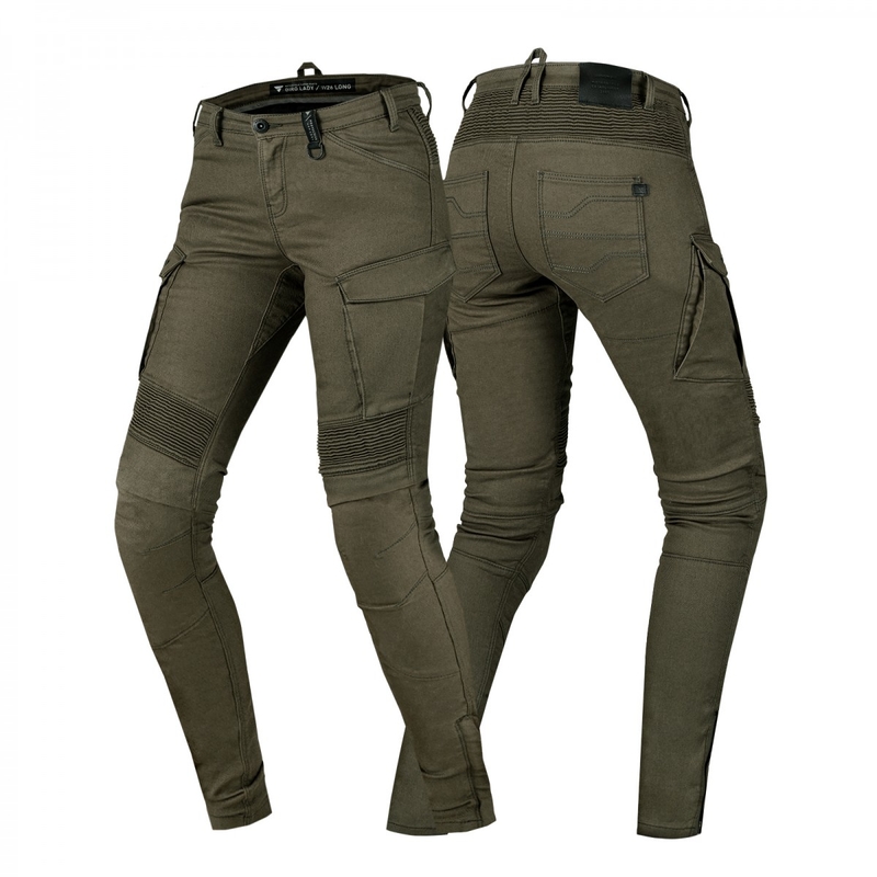Shima Giro 2.0 khaki Motorradjeans für Frauen Ausverkauf