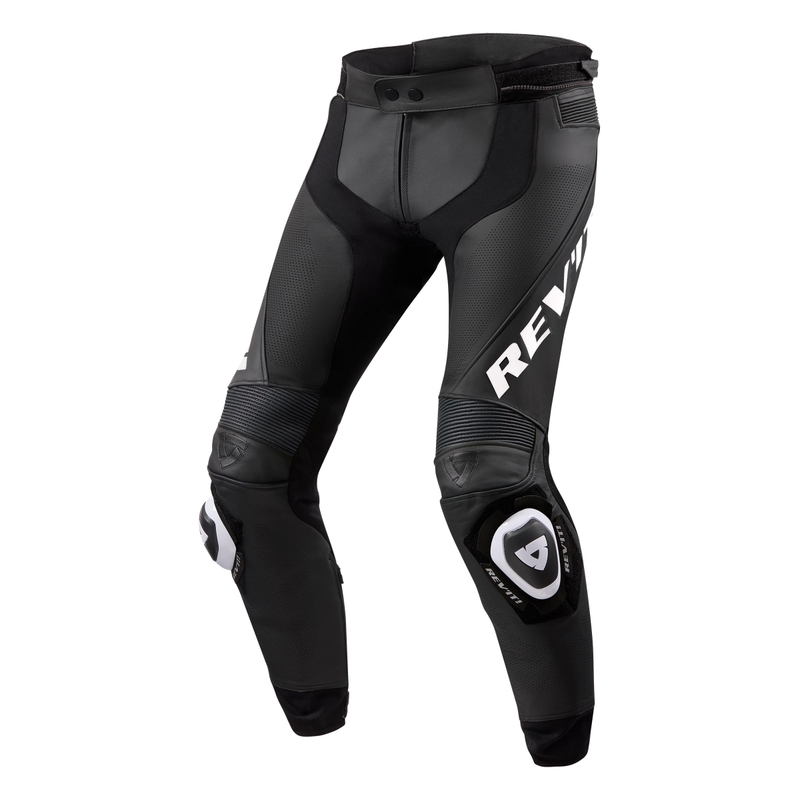 Revit Apex Motorradhose schwarz/weiß verlängert