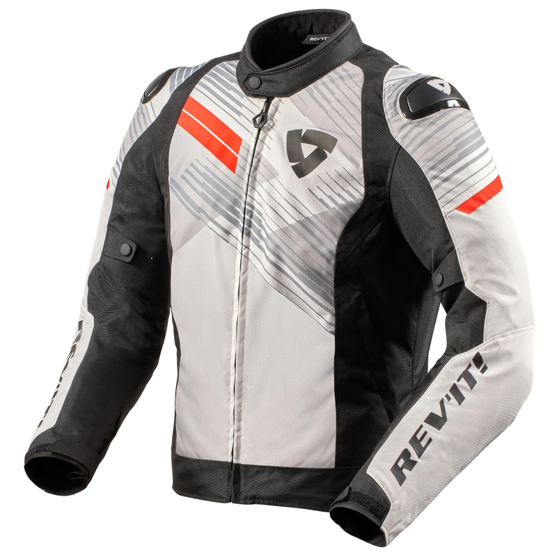 Motorradjacke Revit Apex TL weiß-schwarz Ausverkauf