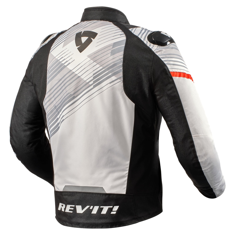 Motorradjacke Revit Apex TL weiß-schwarz Ausverkauf
