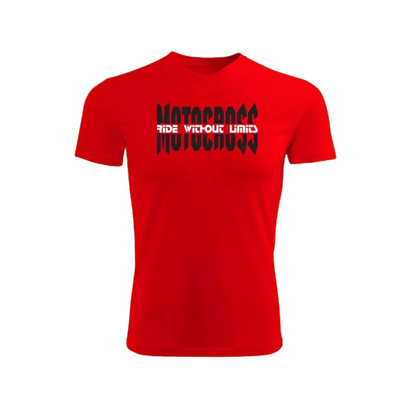 T-Shirt s motivem Motocross Ride Without Limits