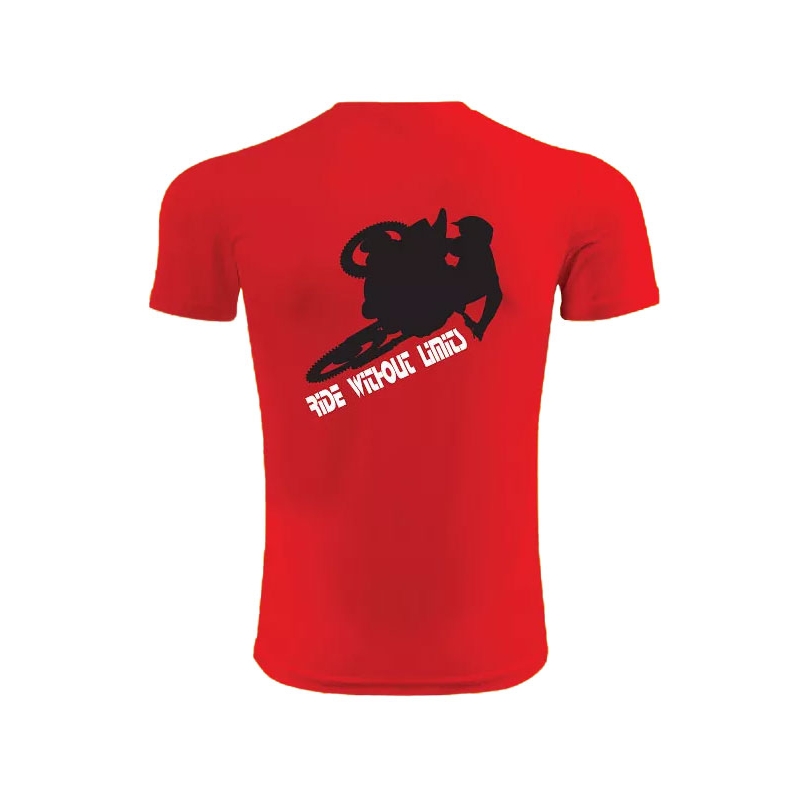 T-Shirt s motivem Motocross Ride Without Limits