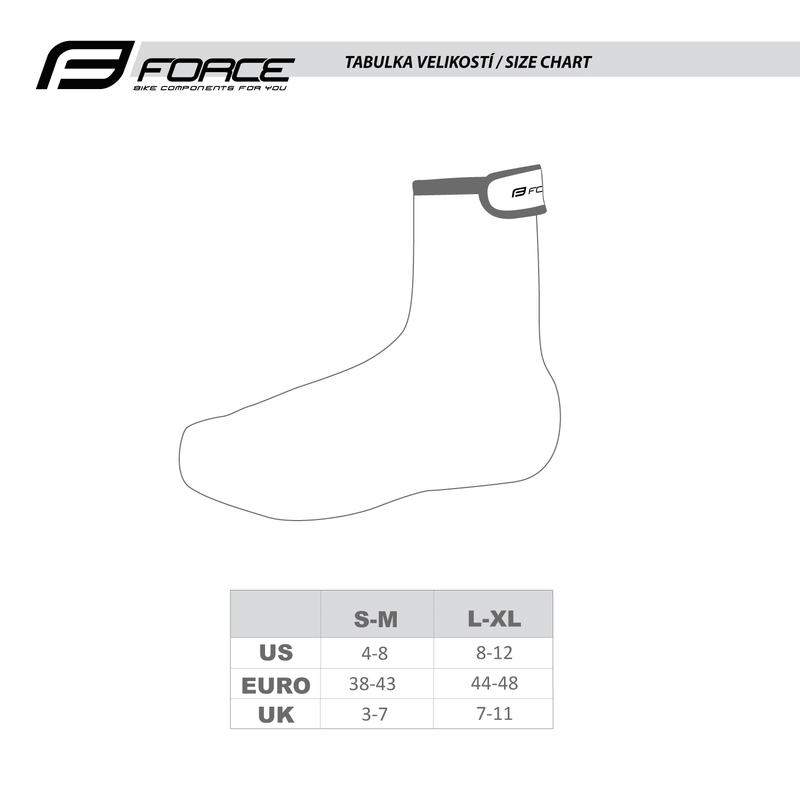 FORCE Radsport Leggings deckt schwarz Ausverkauf