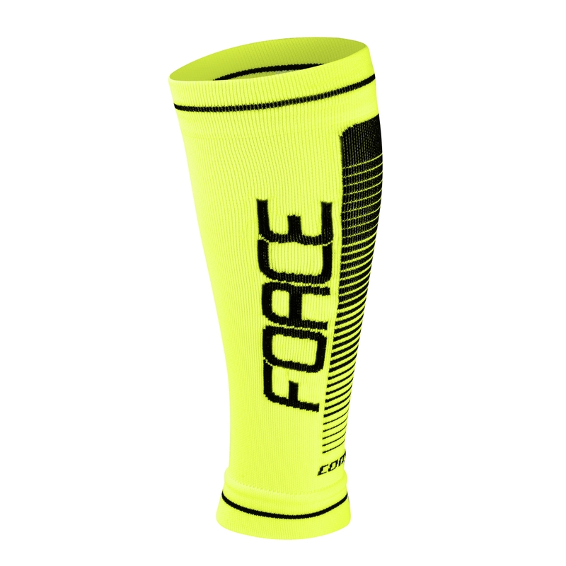 Stulpen FORCE COMPRESS fluo gelb Ausverkauf