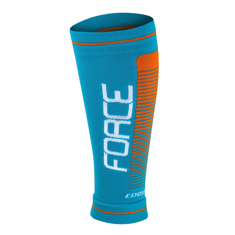 Beinwärmer FORCE COMPRESS blau-orange Ausverkauf
